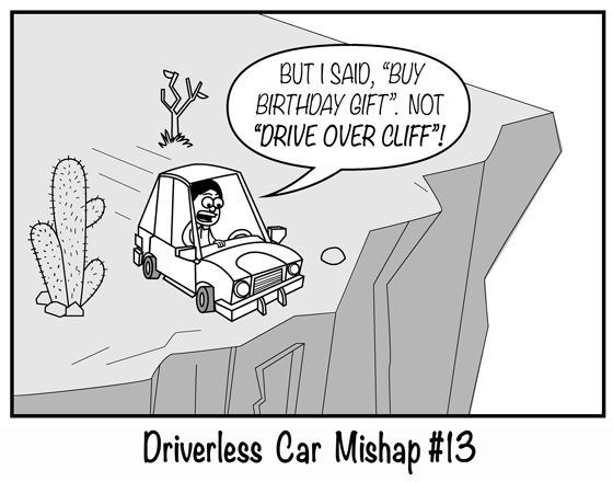 Driverless Car Mishap #13