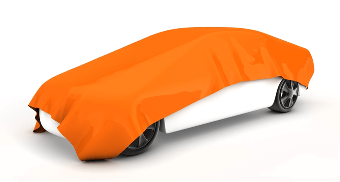 Car Covered by Blanket